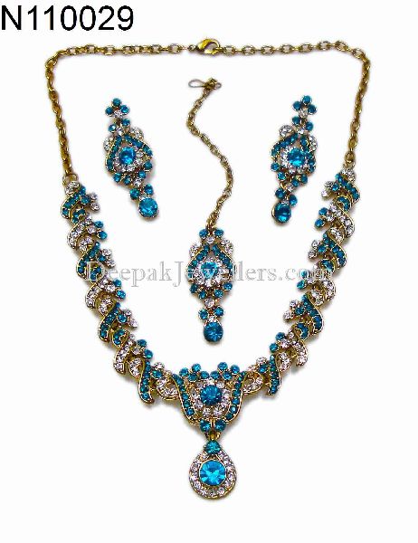 Necklace jewelry Set, Main Stone : Crystal, Rhinestone
