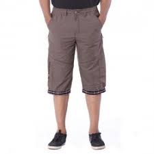Mens Three-Fourth Shorts, Color : Solid