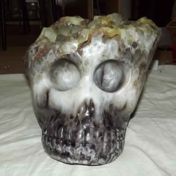 Amethyst Carved Crystal Skull
