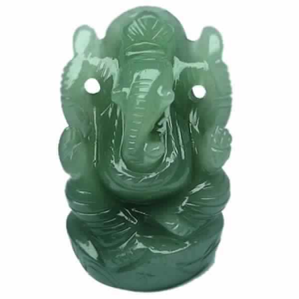 Gemstone Ganesh Statue, Dimension : 10.00cm*5.50cm*53mm