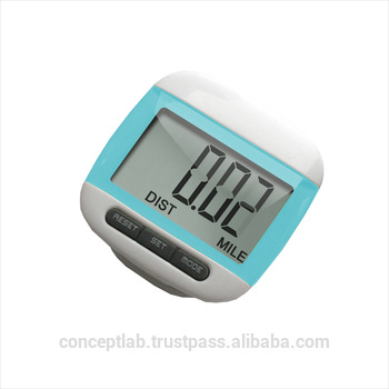 ABS+electronics Parts Multifunction Pedometer, Color : Black, Bule, Red, Pink, Orange, ect.