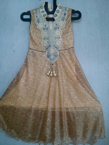 Chiffon Stitched Girls Anarkali Churidar Dresses, Size : XL, etc