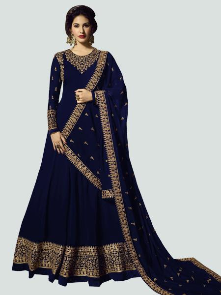 Latest Blue Anarkali Dress, INR 1,699 ...