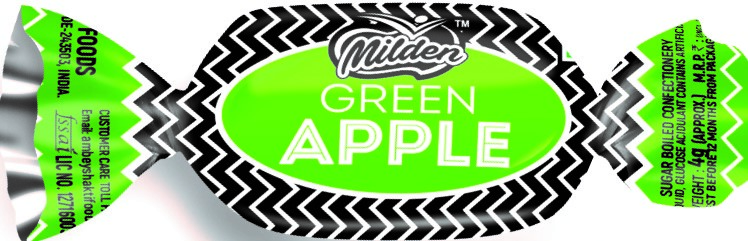 Milden Apple Flavored SoftChew Toffee, Certification : FSSAI Certified