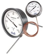 Filled System Temperature Gauges, For Chemical Petrochemical, Plastic Paper