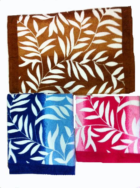 Leaf Printed Towels
