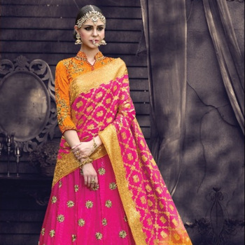 Kashmeera Banarasi Silk Lehenga