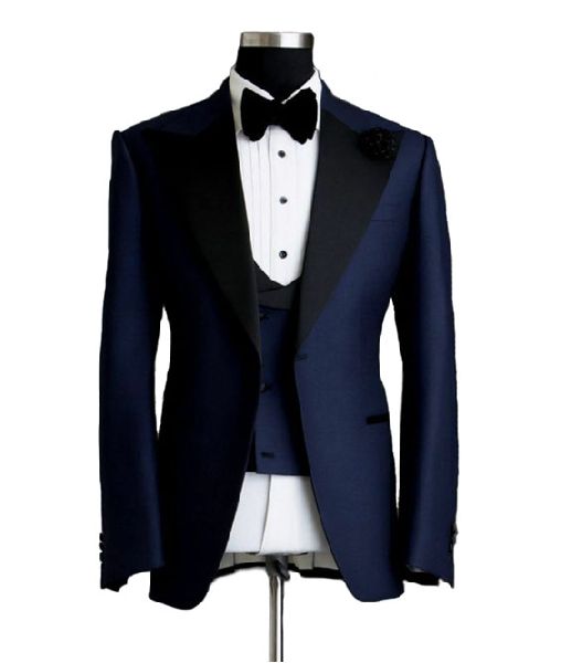 Full Sleeves Cotton Men Tuxedo Suits, Occasion : Formal Wear, Party ...
