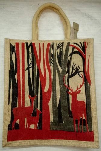Hiran Printed Jute Bags, Technics : Hand Made