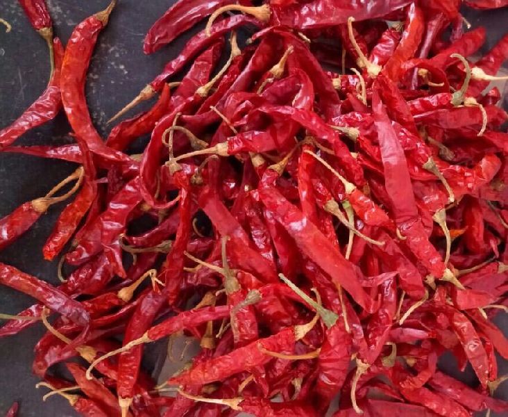 Common dry red chilli, Length : 6 to 9 cm