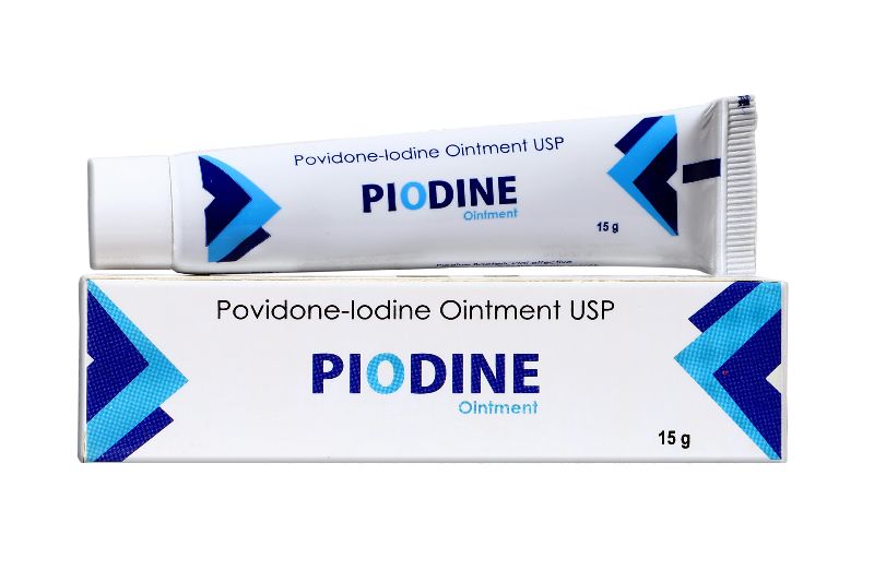 Piodine Ointment, for Clinical, Hospital, Packaging Type : Plastic Tube