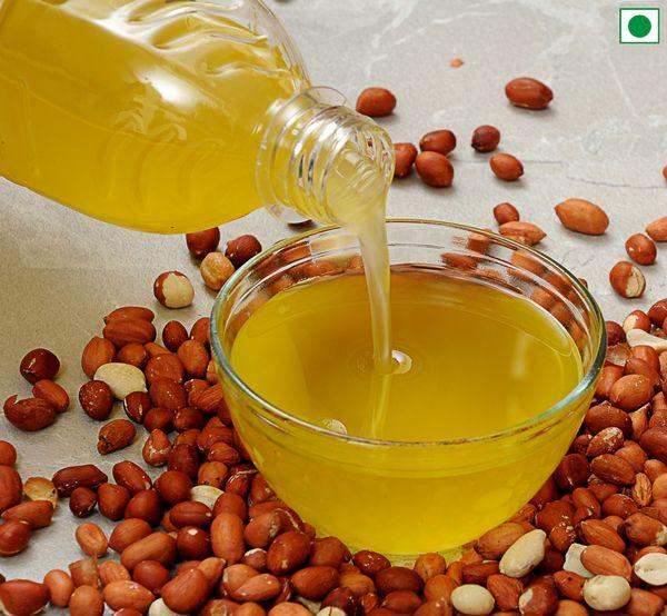 Organic cold pressed groundnut oil, Packaging Type : Plastic Bottle, Plastic Packet