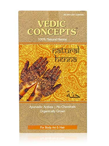 Vedic Concepts 100% Natural Henna, for Parlour, Personal, Packaging Size : 200gm