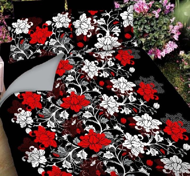 Blends Bed Sheets, For Home, Hospital, Hotel, House, Wedding, Style : Plain