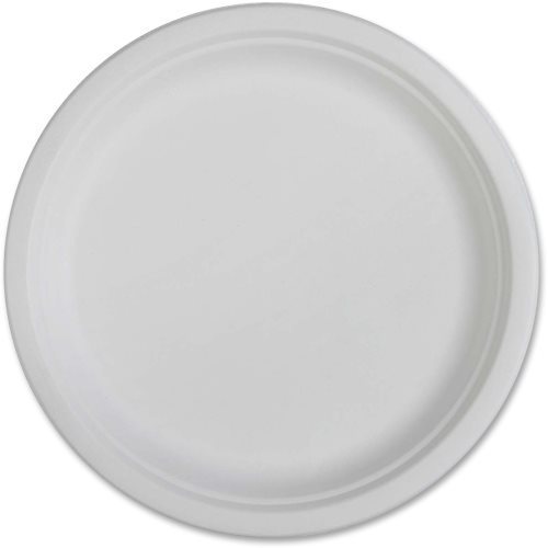 Round Paper Plate, for Event, Party, Snacks, Pattern : Plain