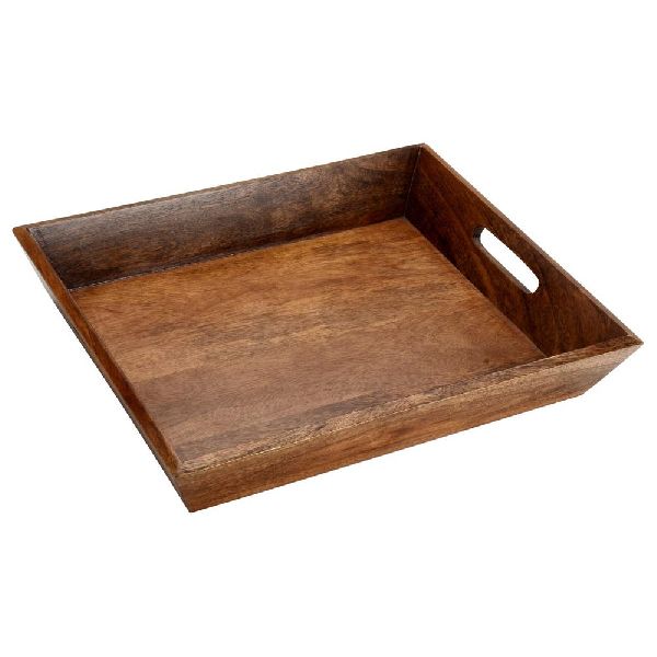 Polished wooden serving tray, Feature : Attractive Pattern, Durable, Dust Proof
