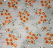 embroidered georgette fabric