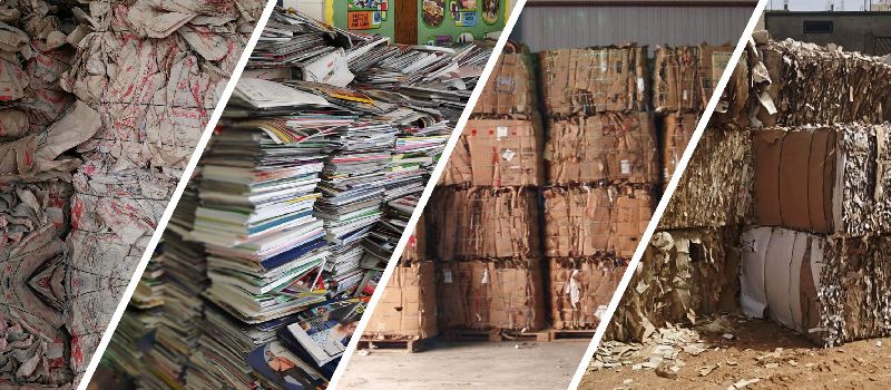 Waste Paper Scrap & Rubber Tyre Scrap