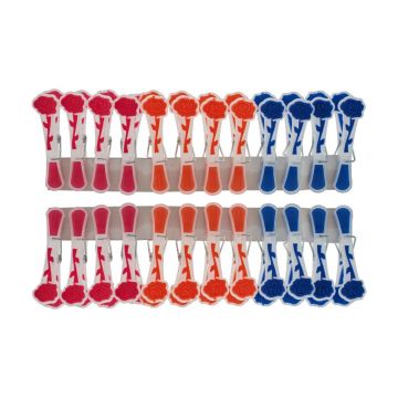 Plastic cloth clips