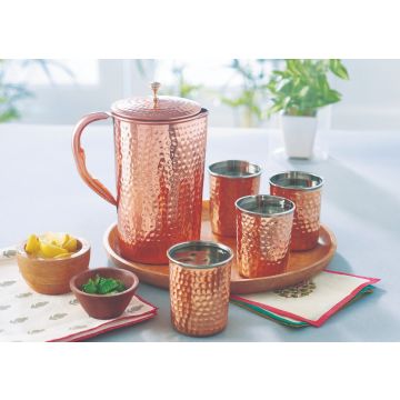 Copper Glass Set