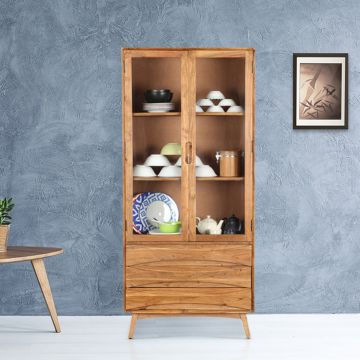 Wood Crockery Cabinet