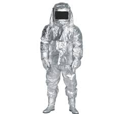 Full Sleeve Cap Aluminium fire suits, for Constructional Use, Industrial, Size : XL, XXL