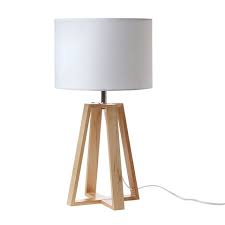 Plain wooden lamp, Color : Brown, Creamy, Green, Silver