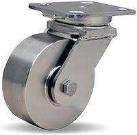 Stainless steel casters, Color : Black, Golden, Siver, White