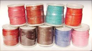 Waxy Cotton Laces, for Garments, Length : 18inch, 24inch, 36inch