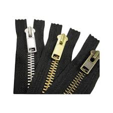 One Sided Brass Metal Zippers, for Bag, Cushions, Plastic Type : HDPE, LDPE, PVC