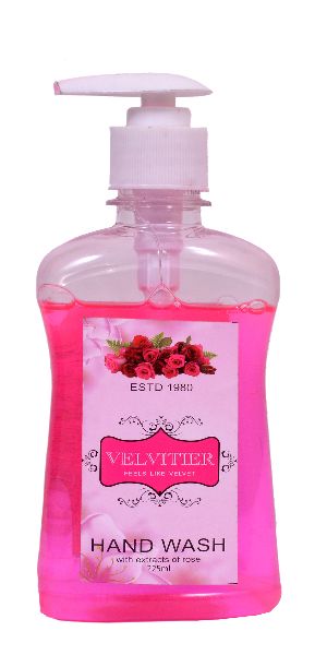 Velvitier Hand Wash 225 ml, Color : Pink