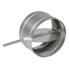 Circular Polished Aluminium Duct Industrial Damper, Color : Black-grey, Grey, Shiny Silver, Silver