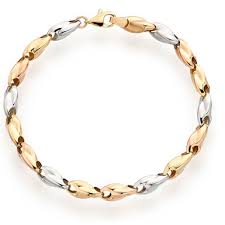 White Gold Bracelet, Gender : Female, Men