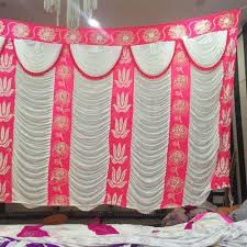 Cotton Fancy Lycra Tent Fabric, for Camping, Party, Wedding, Technics : Embroidery Work, Handloom