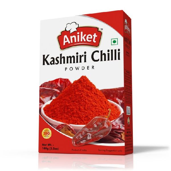 Aniket Kashmiri Chilli Powder, Packaging Size : 50gm