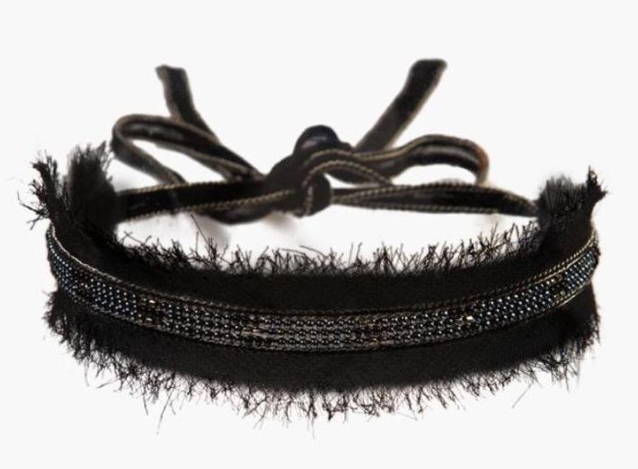 Black Scarf Necklace