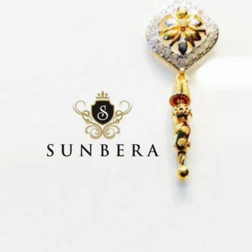 Sunbera gold earrings, Style : Antique