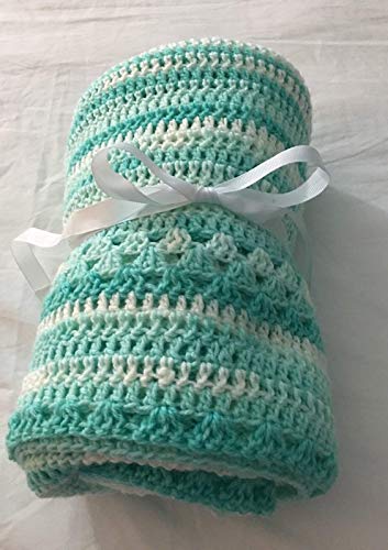 Rectangular crochet blanket, for Airplane, Bath, Home, Hospital, Hotel, Military, Travel