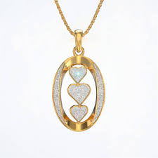 Gold Polished Plain Brass Designer Pendants, Occasion : Daily Wear, Party Wear