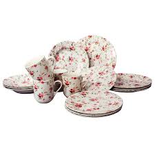 Eco Friendly Summer Flowers Dinnerware Set, for Home, Hotel, Restaurant, Feature : Durable, Fine Finishing
