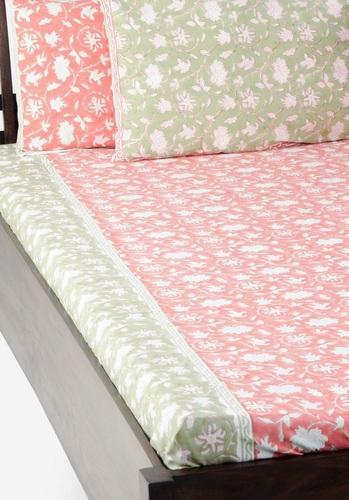 Printed Cotton Handmade Bedsheet, Feature : Skin Friendly, Soft texture