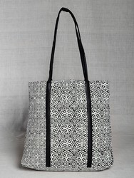 Printed Ladies Shopping Bag, Technics : Handmade