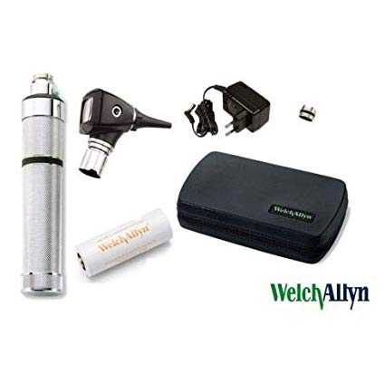 Metal Manual Welch Allyn Otoscope rechargeable, for Clinic, Hospital, Packaging Type : Carton