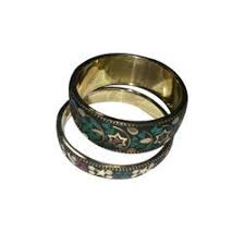 Non Polished Tribal Brass Stone Bangle, Occasion : Casual Wear, Party Wear, Wedding Wear