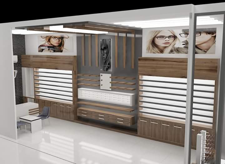 Services Optical Showroom Interior Designing Services From
