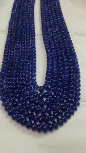 Tanzanite Plain beads, Feature : Royal look, Bueatiful Colors, Durable