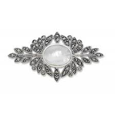Non Polished Aluminium Silver Brooch, Feature : Fine Finishing, Good Quality, Perfect Shape, Shiny Look
