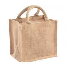 Jute Bags, For Shopping, Pattern : Plain, Printed