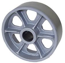 Iron wheel, for Chairs, Machinery, Trolley, Feature : Durable, Eco Friendly, Fine Finishing, Hard