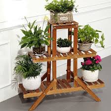 Rectangular Wooden Flower Pot Stand, for Home, Hotel, Garden, Office, Style : Contemporary, Modular